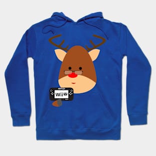 Merry Christmas Reindeer Gamer Hoodie